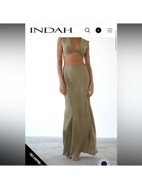 INDAH DAPHNE MAXI SKIRT